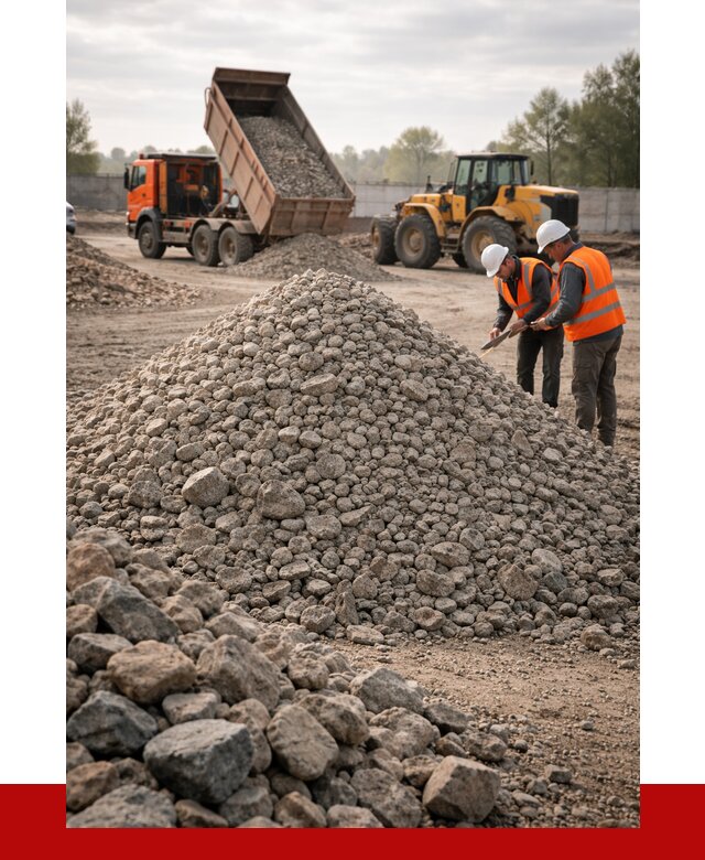 Гранитный щебень фракция 40-70 в Камышине от 2569 руб ПРОНЕРУДКмш