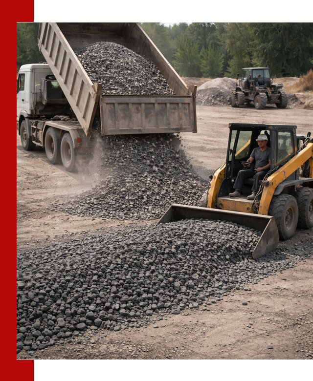 Гранитный щебень фракция 40-70 с доставкой в Камышине