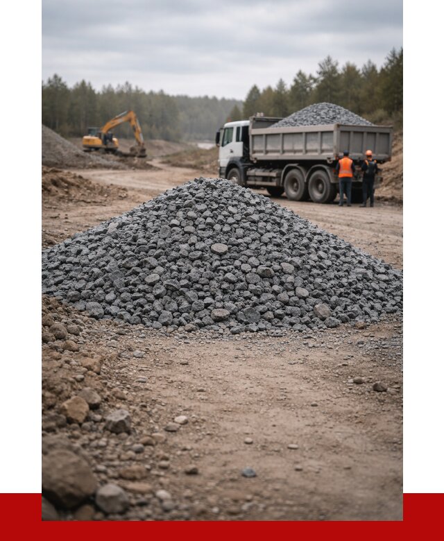 Щебень габбро диабаз фракция 40-70 в Камышине от 2261 р-ПРОНЕРУДКмш