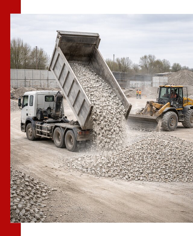Доставка и продажа известнякового щебня в Камышине