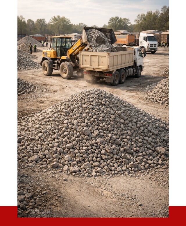 Вторичный щебень фракция 40-70 в Камышине от 1788 р, ПРОНЕРУДКмш