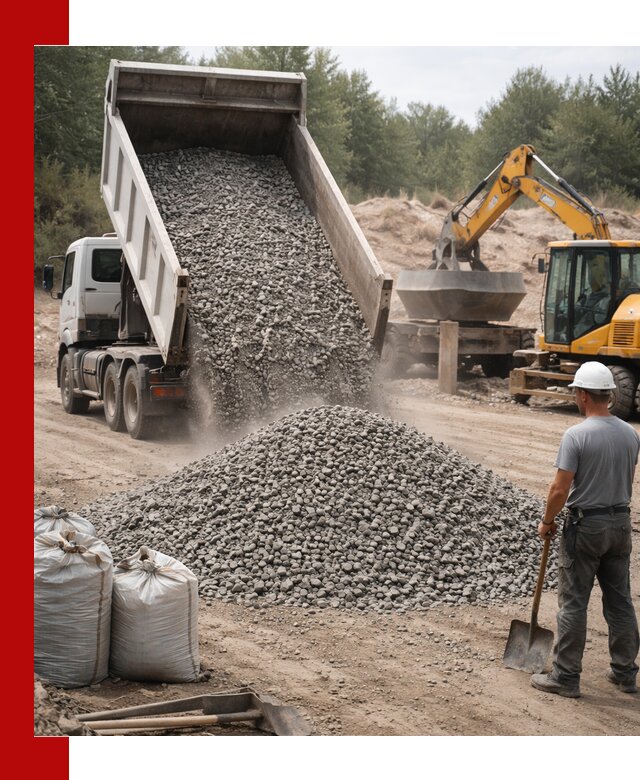 Доставка и продажа бетонного щебня в Камышине