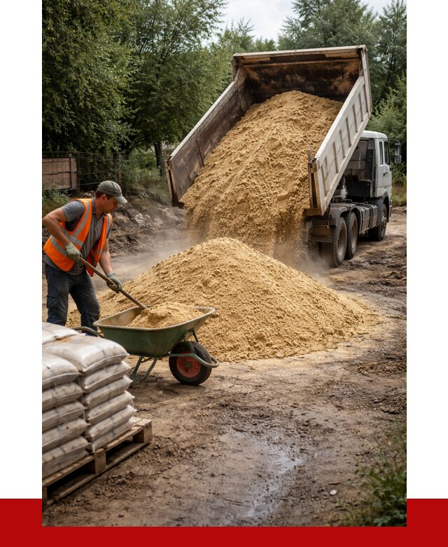 Купить песок с доставкой в Камышине от 1850 р. | ПРОНЕРУДКмш