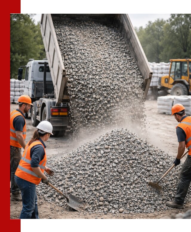 Доставка гравия и камня в Камышине оптом и в розницу