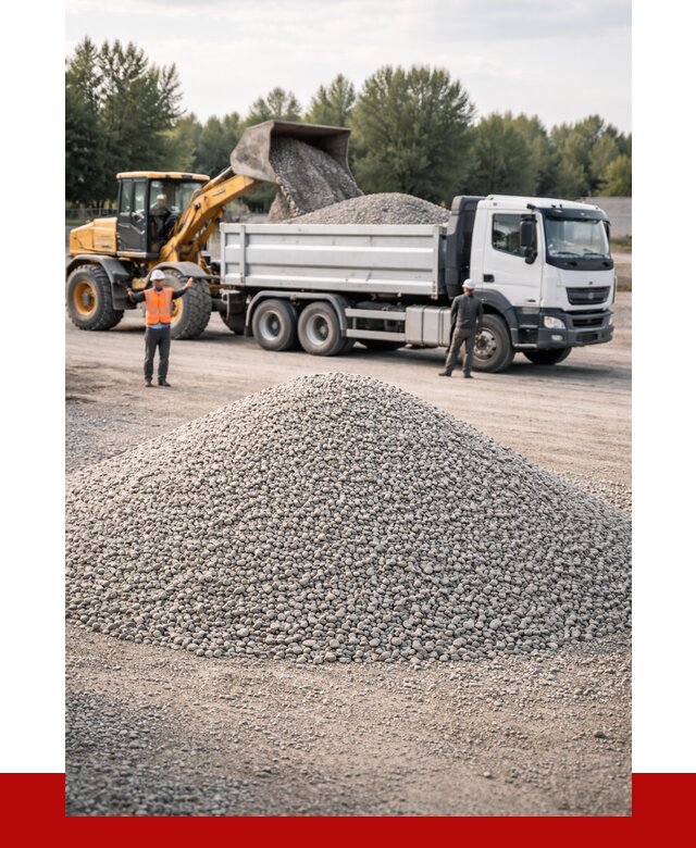 Купить мытый гравий в Камышине от 3597 р, доставка ПРОНЕРУДКмш
