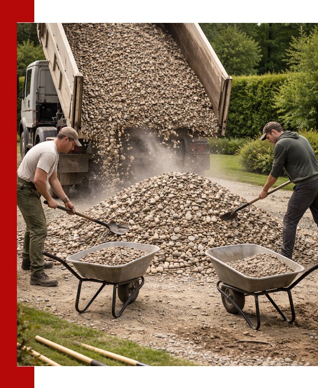 Доставка и продажа декоративной гальки в Камышине