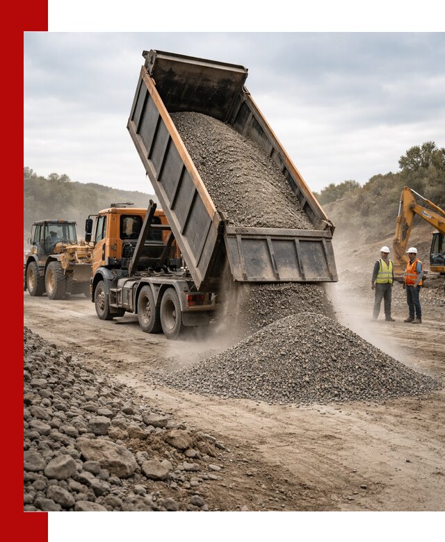 Щебёночно-песчаная смесь ЩПС С1 с доставкой в Камышине