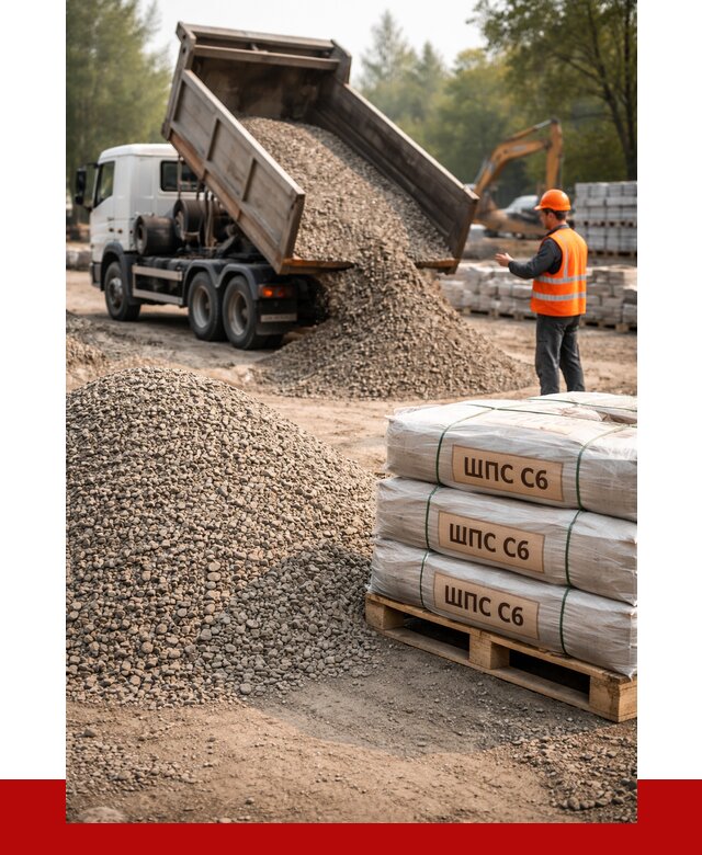 ЩПС С6 в Камышине с доставкой от 2261 р. за куб | ПРОНЕРУДКмш