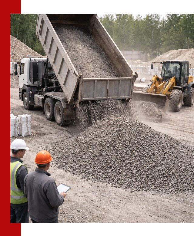 Доставка и продажа гранитного отсева 0-10 в Камышине