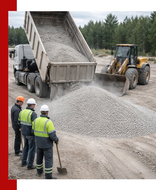 Известняковый отсев 0-5 доставка в Камышине быстро и выгодно