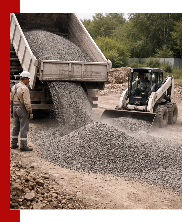 Доставка гравийного отсева 0-5 в Камышине оптом и в розницу