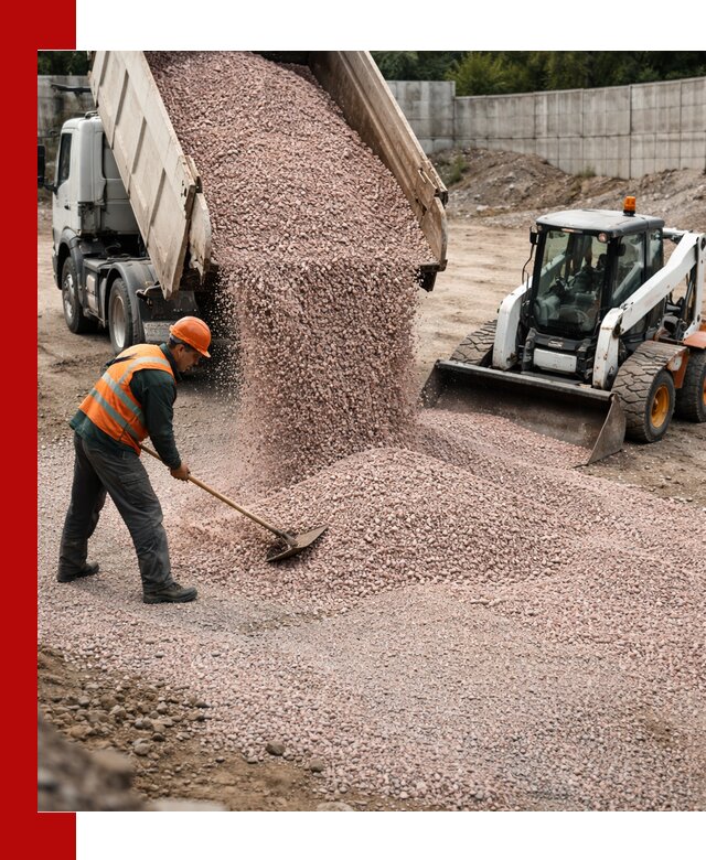 Крошка розовый гранит с доставкой в Камышине от производителя