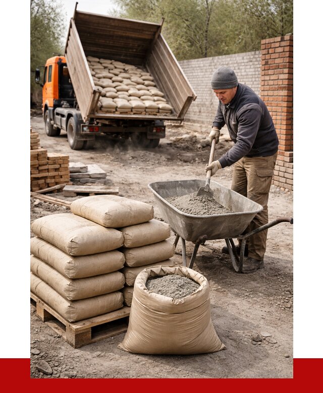 Купить сухую смесь для кладки в Камышине от 1233 р. | ПРОНЕРУДКмш