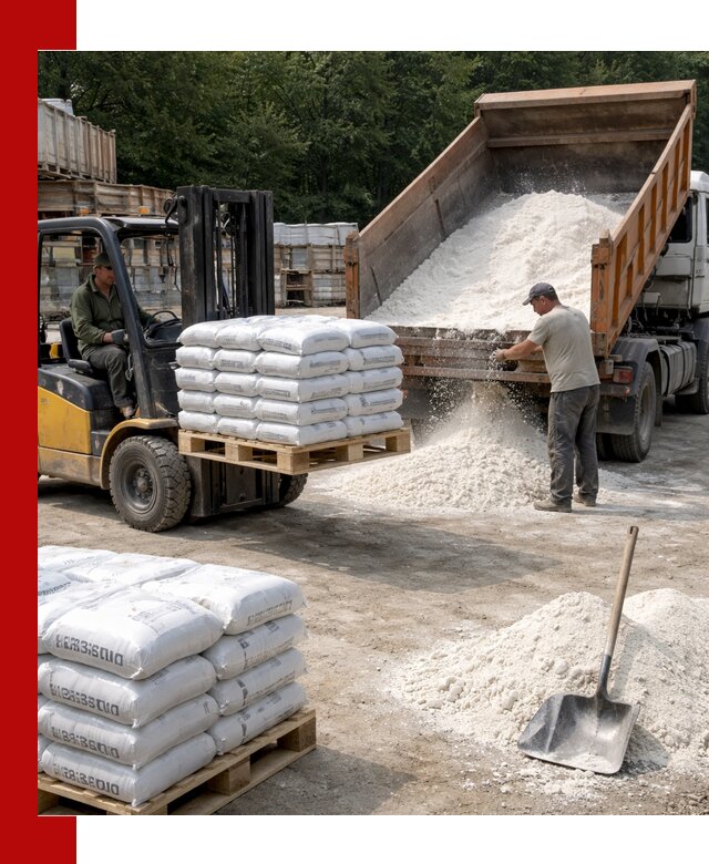 Доставка строительной извести оптом и в розницу в Камышине