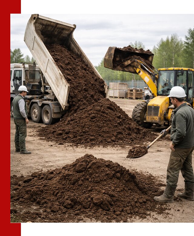 Доставка торфа оптом и в мешках в Камышине