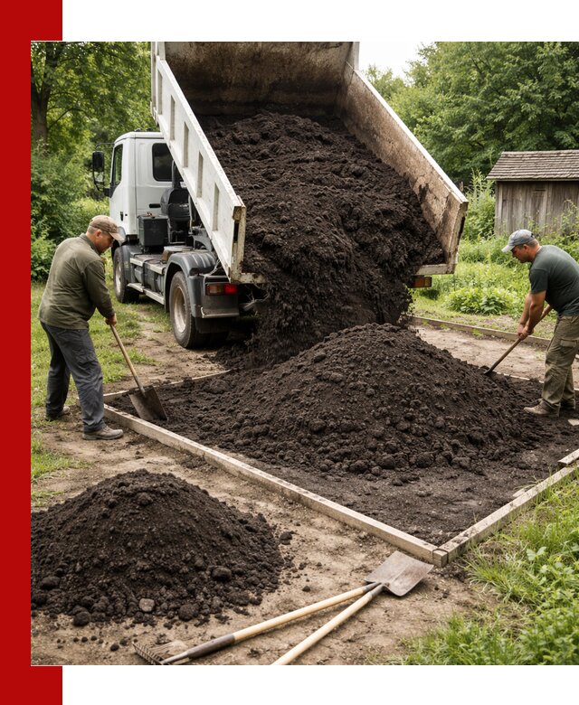 Купить чистый чернозем для огорода с доставкой в Камышине