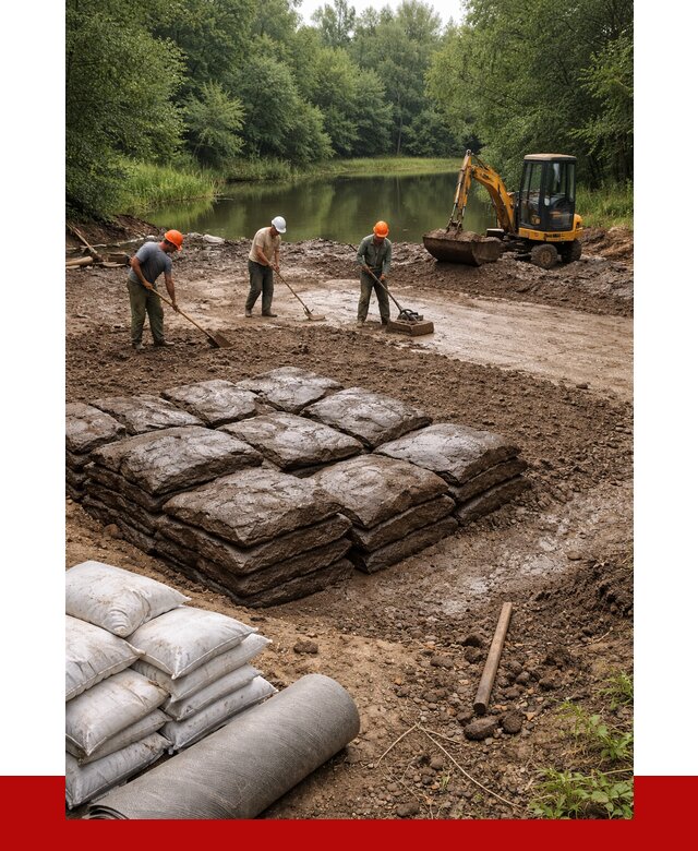 Купить глину для пруда в Камышине от 4624 р. с доставкой | ПРОНЕРУДКмш