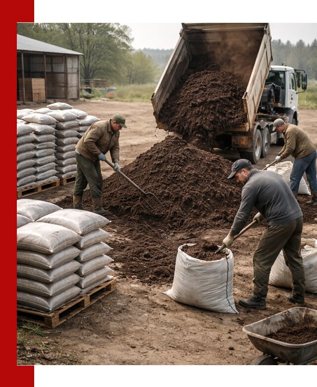 Доставка компоста оптом и в розницу в Камышине