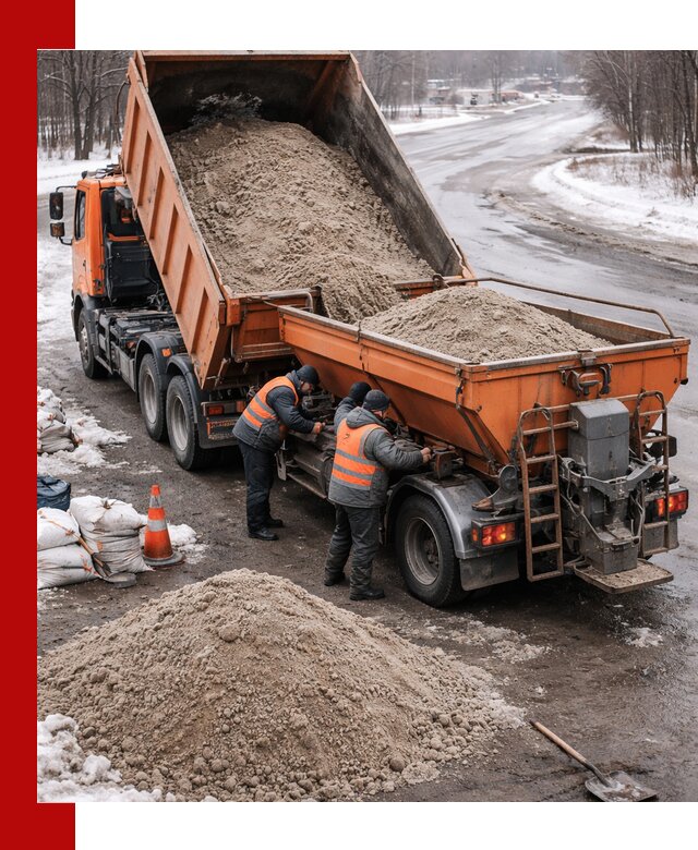 Поставка и вывоз пескосоля в Камышине оптом и в розницу