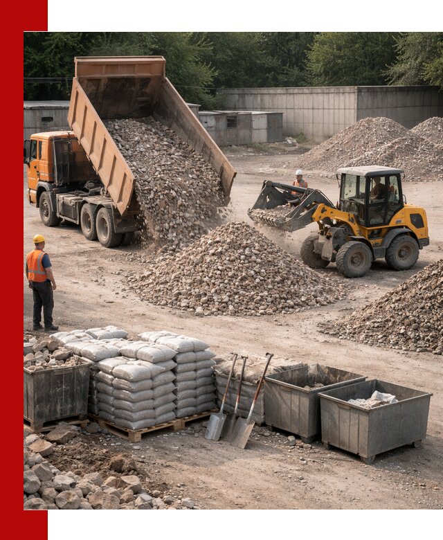 Вторичные материалы для отсыпки в Камышине — поставка и доставка