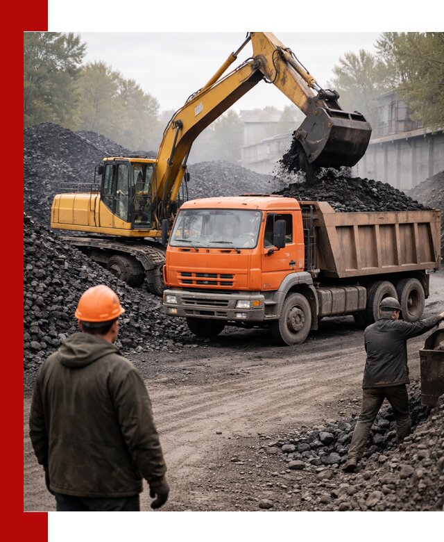 Доставка угля автотранспортом в Камышине быстро и выгодно