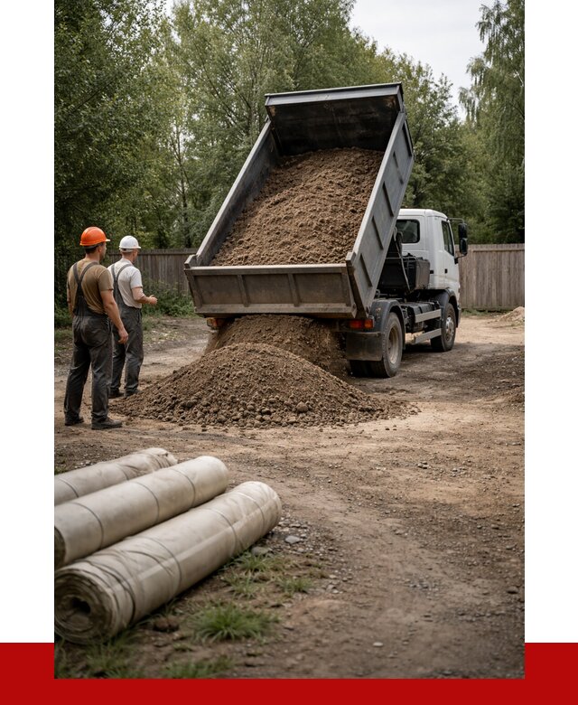 Доставка сыпучих материалов самосвалом в [cvi] от 4316 р. | ПРОНЕРУДКмш