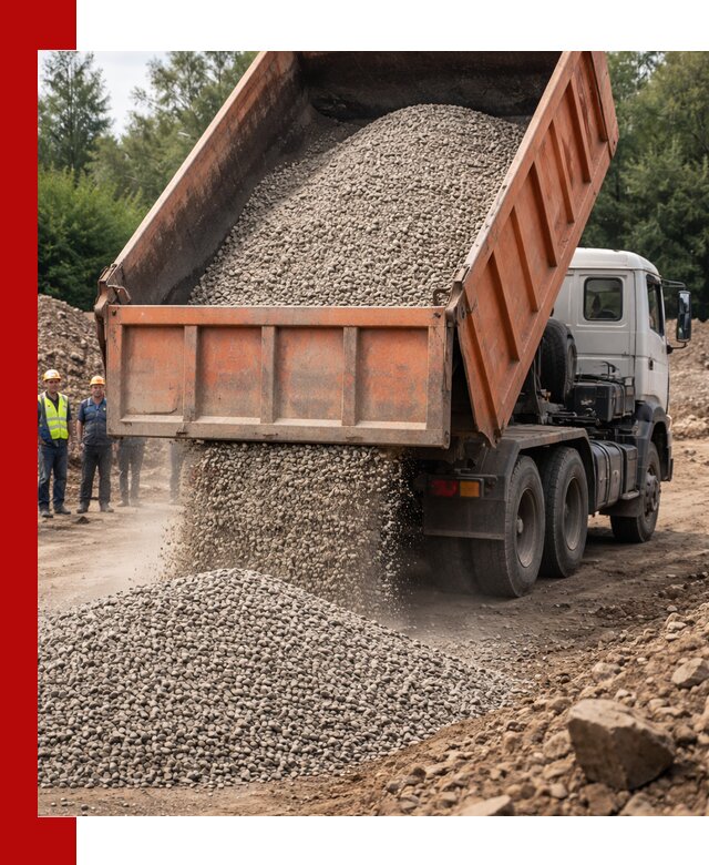 Доставка сыпучих материалов самосвалом в Камышине быстро и надежно