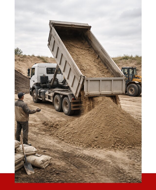 Доставка самосвалом 20 кубов в Камышине от 7707 р. | ПРОНЕРУДКмш