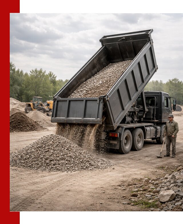 Доставка самосвалом 30 м3 по выгодным ценам в Камышине