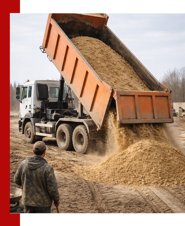 Аренда самосвала 20 тонн для перевозки грузов в Камышине