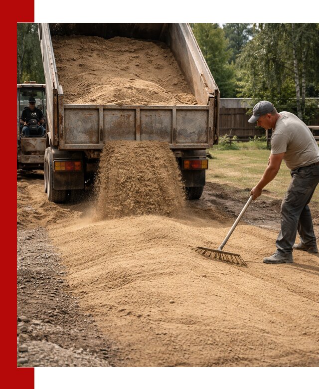 Отсыпка участка песком в Камышине быстро и качественно