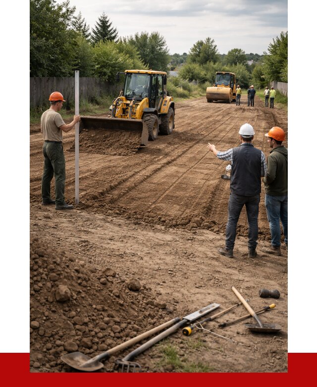 Планировка участка грунтом в Камышине от 4624 р ПРОНЕРУДКмш